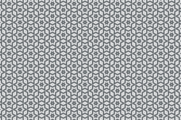 Motif noir et blanc avec une étoile.