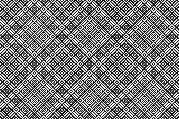 Un motif noir et blanc avec un motif en zigzag.