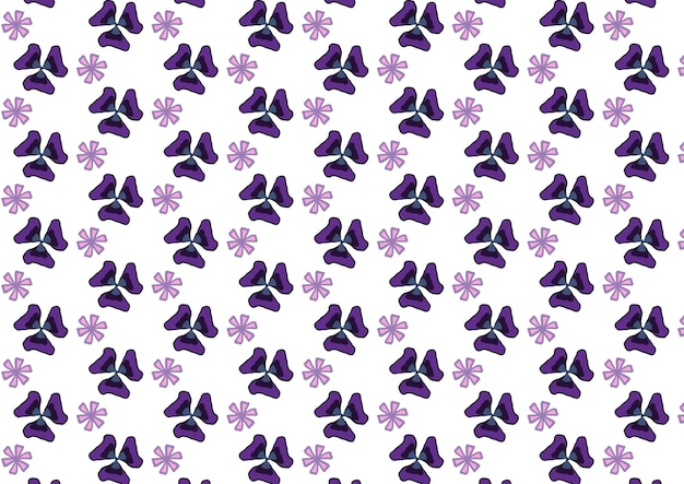 Motif oxalis violet