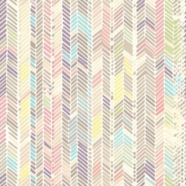 Un motif pastel avec un motif en zigzag.