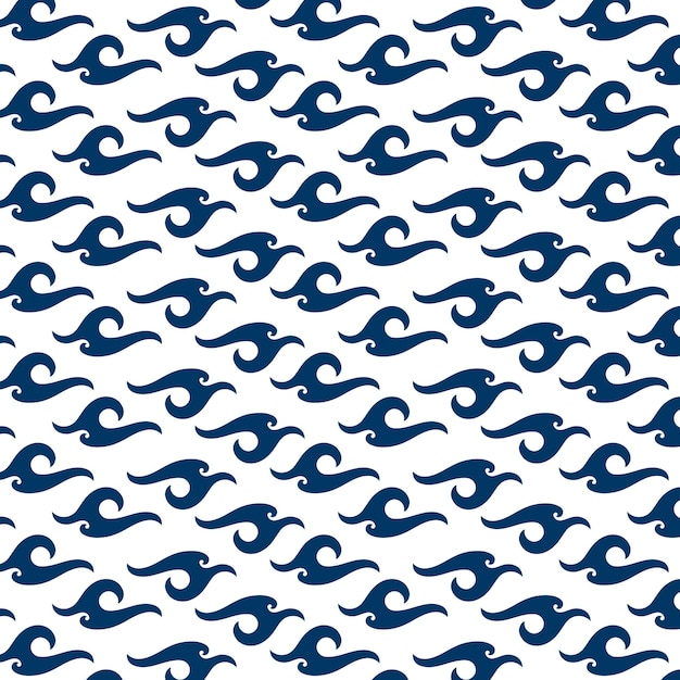 Motif png d'onde d'été fond bleu transparent conception sans couture