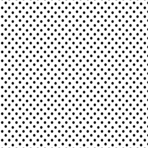 Le motif en points sans couture d'arrière-plan Polka modèle en points monochrome des points de texture des cercles sans coutures modernes