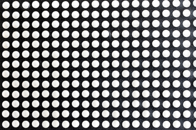 Motif à pois noirs et blancs