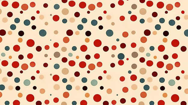 motif à pois vintage