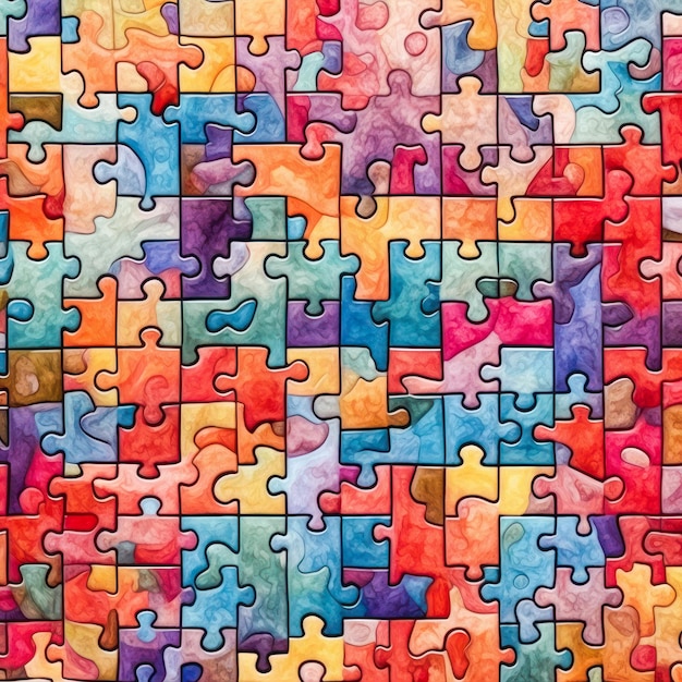 motif de Puzzle