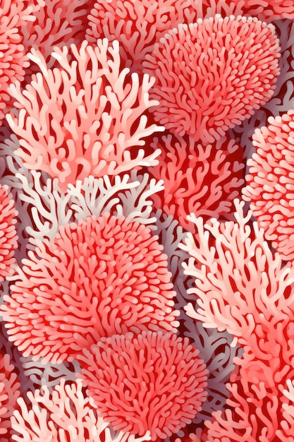 Le motif répété du corail ar 23 v 52 ID de travail 816371106013443d8fa1ac7bd47867e5