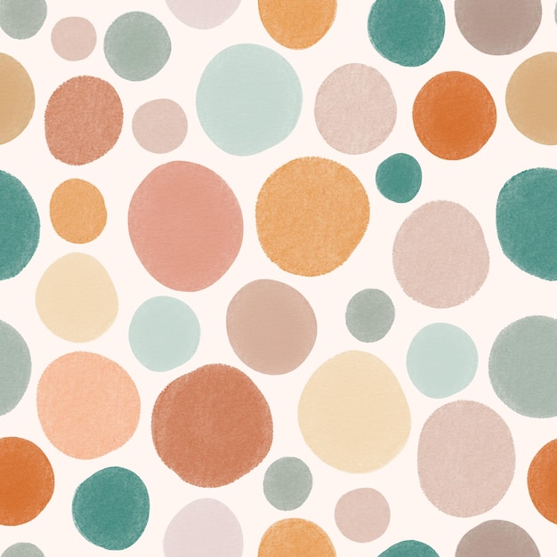 Motif de répétition aquarelle à pois