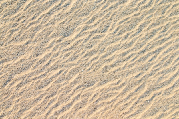 Motif De Sable D'une Plage En été