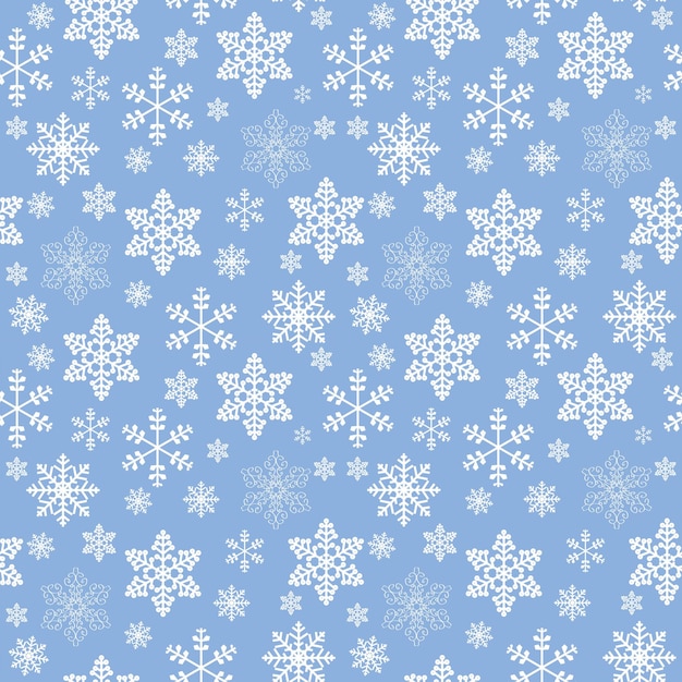 Motif sans couture de flocon de neige papier numérique Motif sans Couture de Flocon de Neige