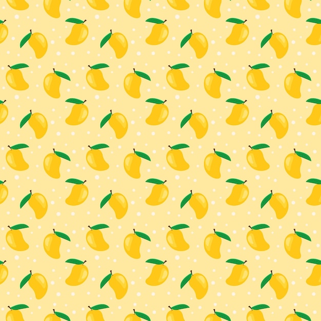 Le motif sans couture de la mangue