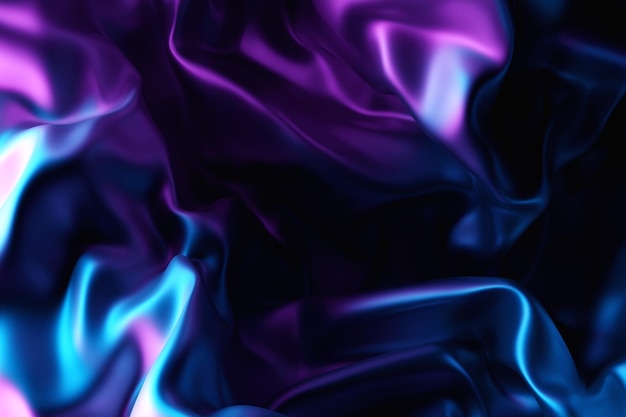 Motif textile Illustration 3d sur un motif de fond violet et bleu Motif de tissage de fond géométrique