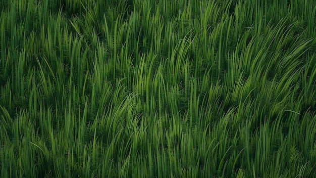 Le motif et la texture de l'herbe verte pour le gros plan d'arrière-plan