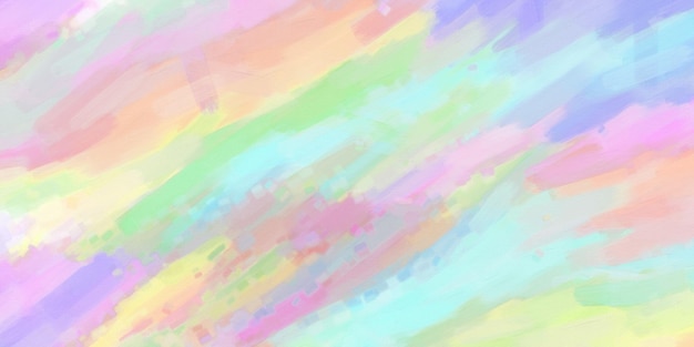 Motif de texture d'huile de coups de pinceau multicolores