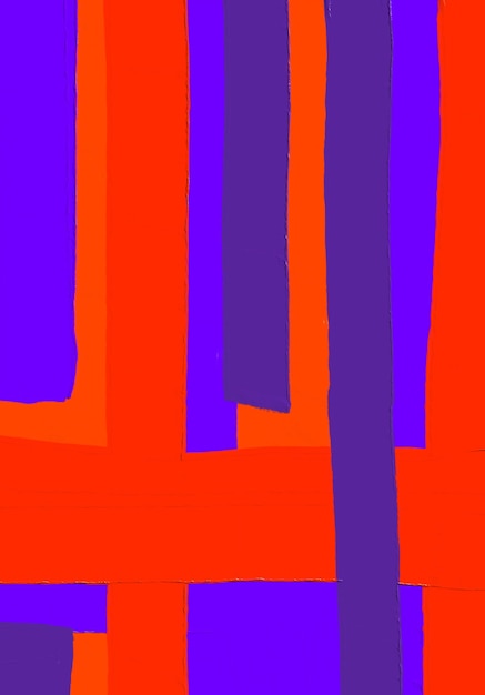 Motif de tissu rétro motif abstrait moderne peint à la main coloré
