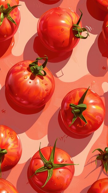 Photo le motif de la tomate