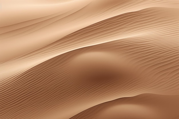 Un motif de tournoi de sable sur les dunes du désert.