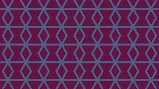 le motif des triangles sous la forme d'un motif géométrique.