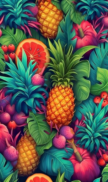 Photo motif tropical
