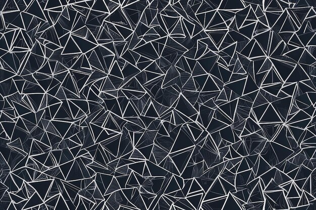 Photo motif vectoriel géométrique répétant un triangle linéaire de tailles différentes graphique propre pour l'impression de papier peint en tissu le motif est sur le panneau d'échantillons
