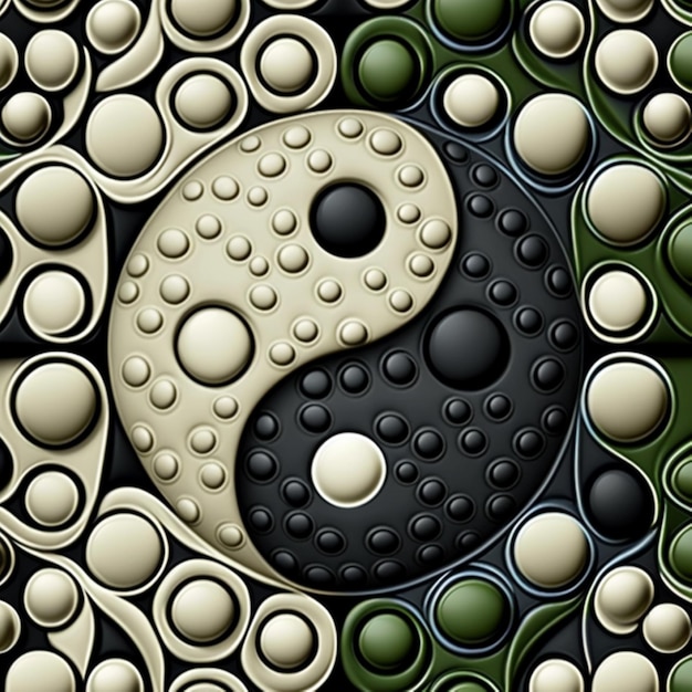 Photo motif yin yang