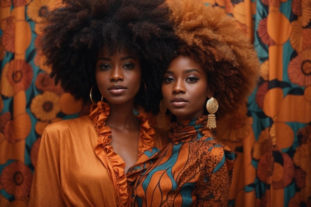 Photo des motifs audacieux d’inspiration afro arc c