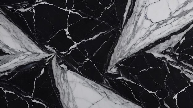 Photo des motifs blancs naturels de marquina texture de marbre noir fond sombre abstrait