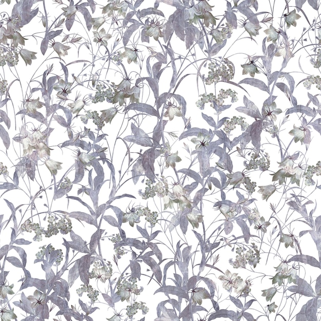 Des motifs délicats d'aquarelle florale sans couture
