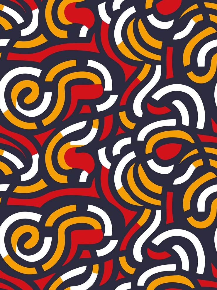 Des motifs de Doodle vectoriels abstraits