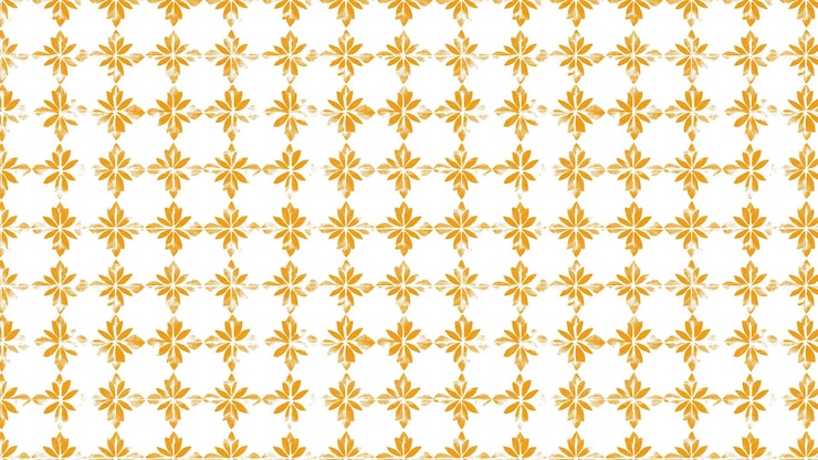 Photo des motifs florales en or d'un damasc
