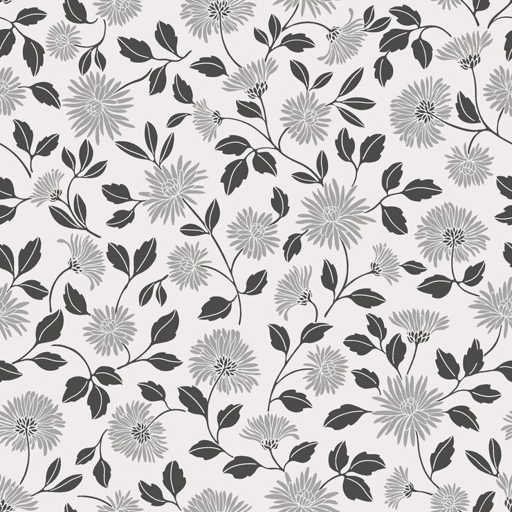 Photo des motifs floraux élégants sans couture