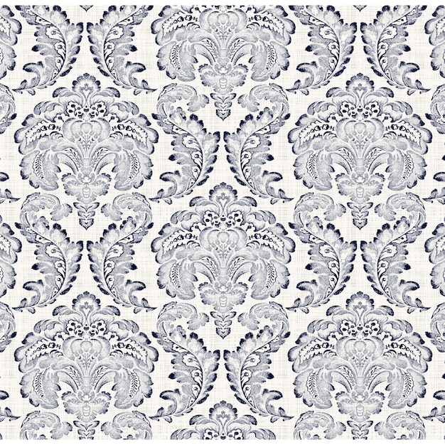 Des motifs floraux noirs et blancs élégants et chics.
