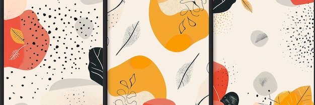 Des motifs graphiques minimalistes pour l'emballage des produits