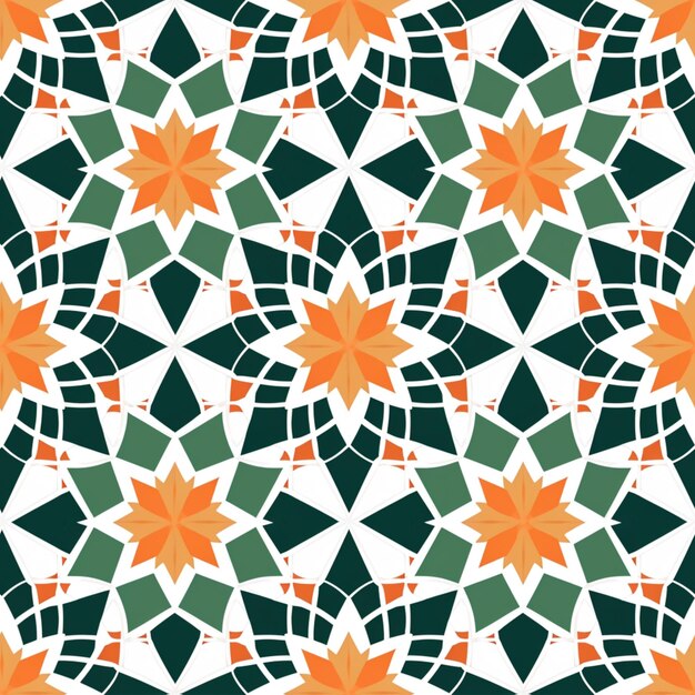 Les motifs islamiques complexes montrent une élégance géométrique, des lignes entrelacées et une symétrie vibrante.