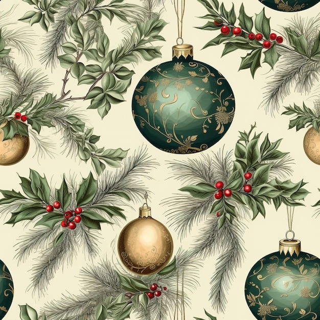 Des motifs de Noël vintage