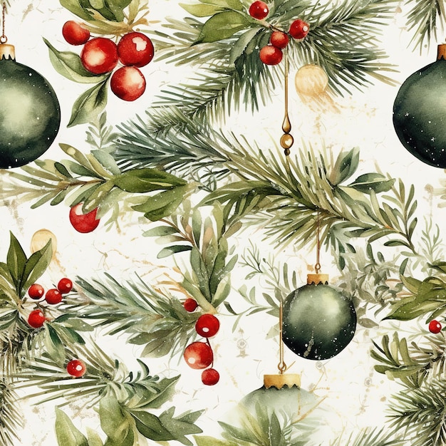 Des motifs de Noël vintage