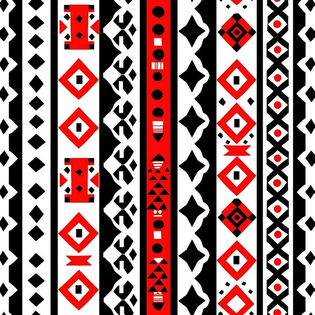Photo des motifs de textile garifuna du belize avec des motifs de carreaux sans couture géométriques complexes