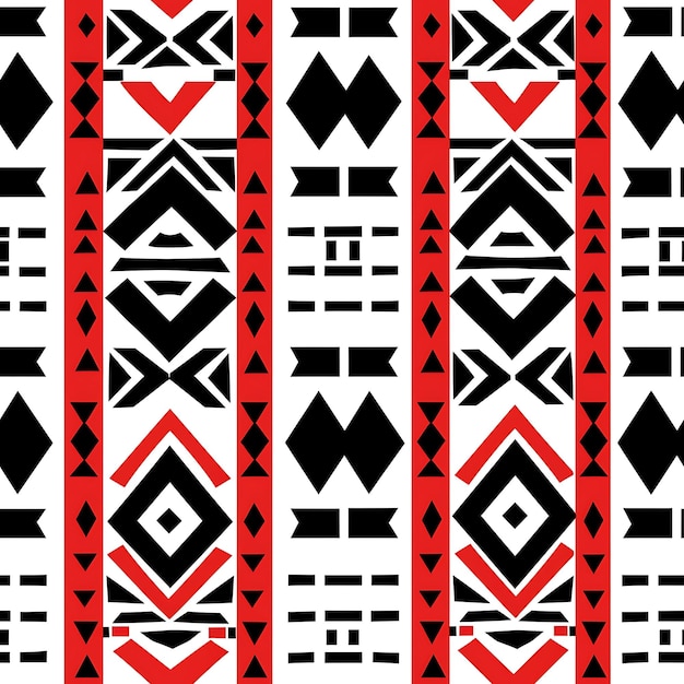 Des motifs de textile Garifuna du Belize avec des motifs de carreaux sans couture géométriques complexes