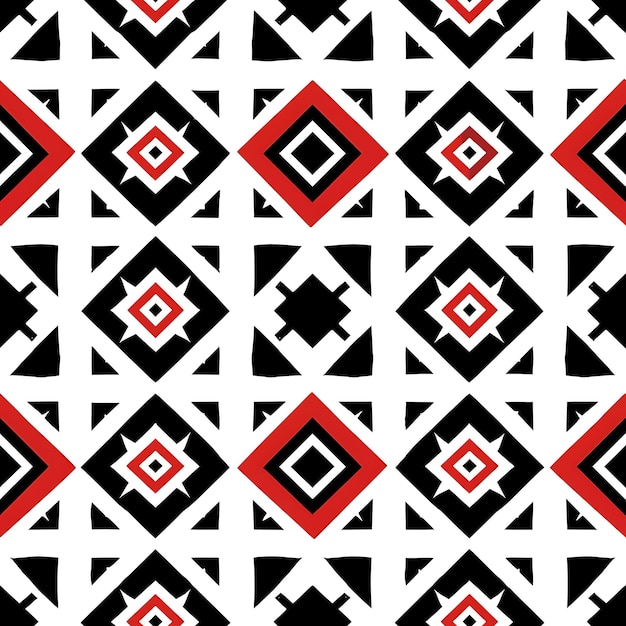Des motifs de textile Garifuna du Belize avec des motifs de carreaux sans couture géométriques complexes