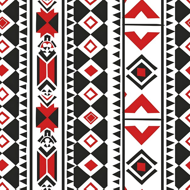 Photo des motifs de textile garifuna du belize avec des motifs de carreaux sans couture géométriques complexes