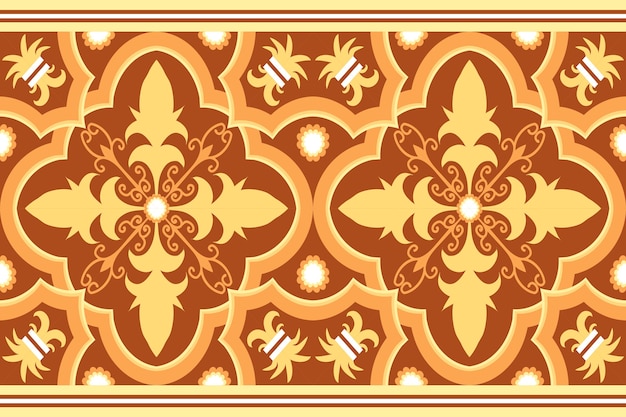 Motifs de tissus géométriques Motif de formes abstraites dans un style ethnique Concept de tissage de style vectoriel