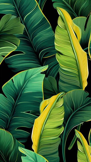 Des motifs tropicaux exotiques sans couture avec des couleurs vintage