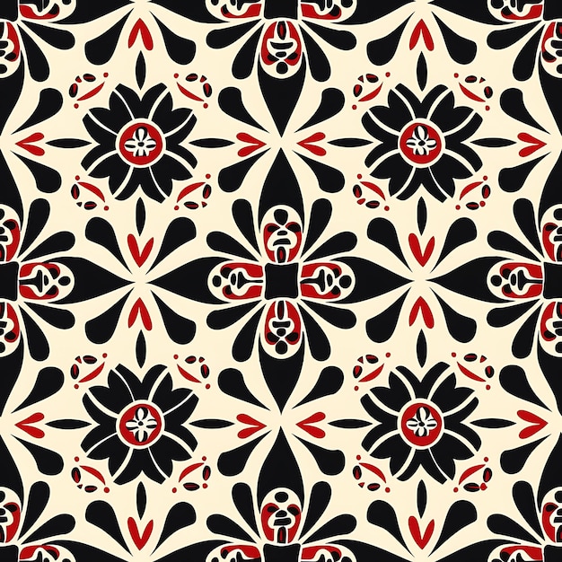 Photo des motifs turcs avec des formes géométriques et enfermés dans circu motif de tuiles sans couture art collage ink