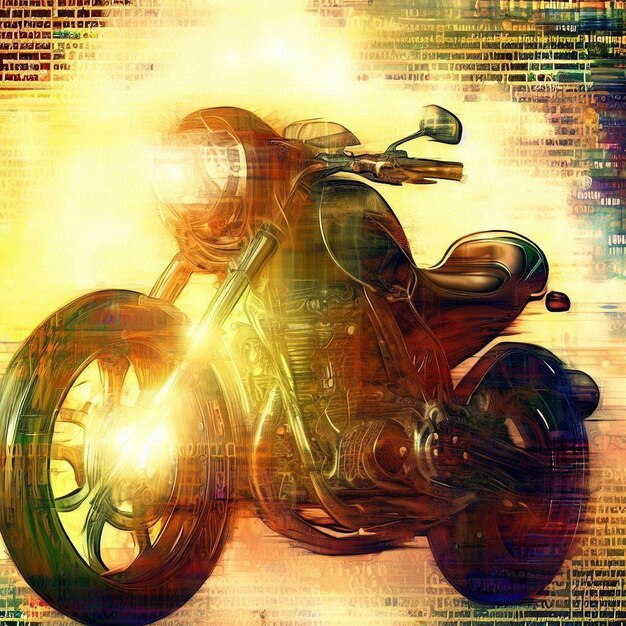 Moto Motocycliste Un homme sur une moto Image pour impression ou pour site Web et blog