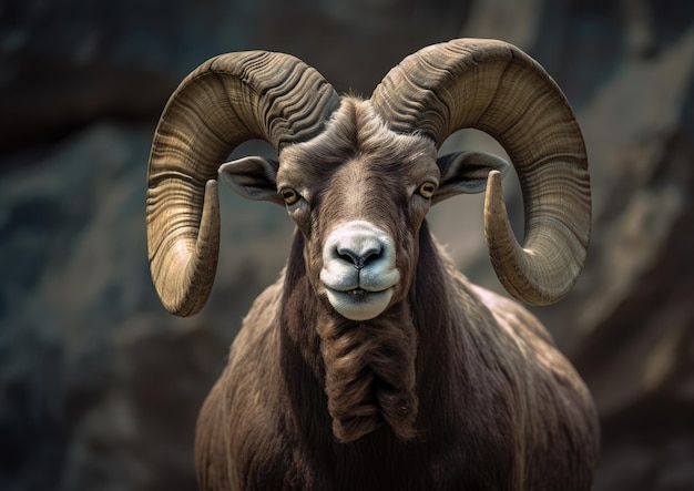 Le mouflon d'Amérique est une espèce de mouton