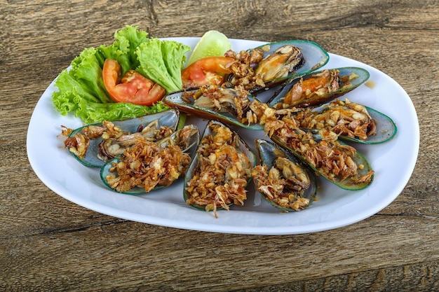 Moules à l&#39;ail