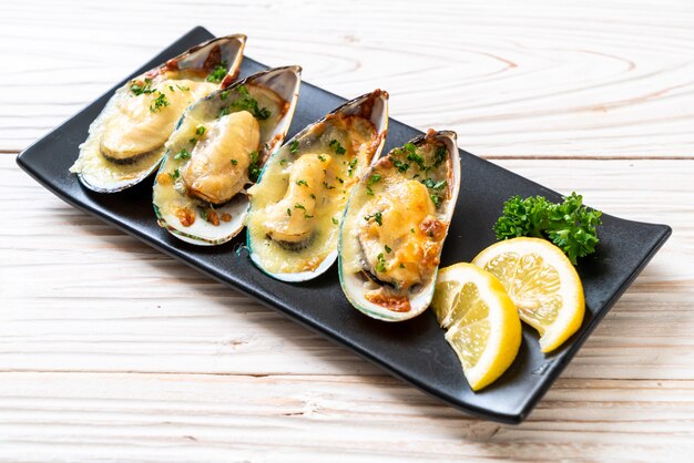 moules au fromage