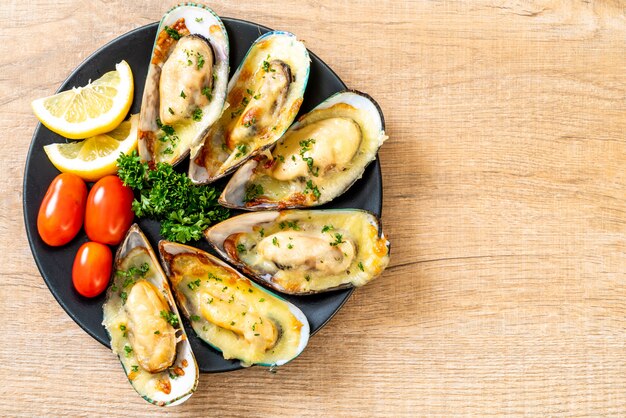 moules au fromage