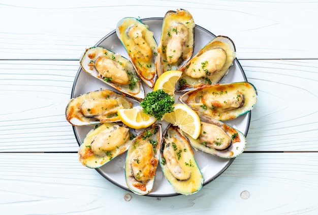 moules au fromage