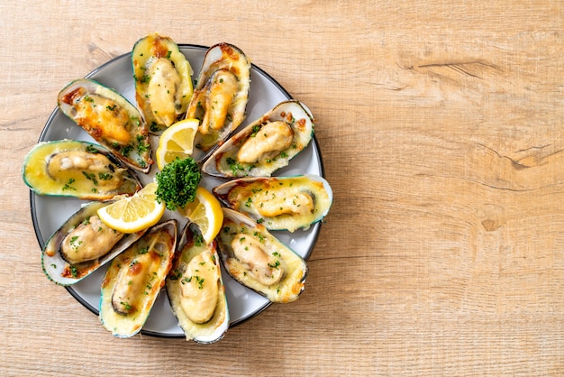 moules au fromage