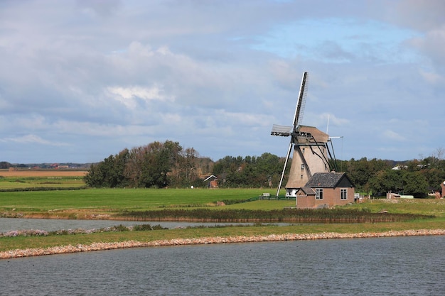 Moulin à vent Texel Pays-Bas